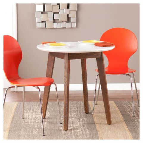 Oden Dining Table Wood/White – Holly & Martin - Witnesswindowgraphics with regard to Holly & Martin Oden Dining Table In White